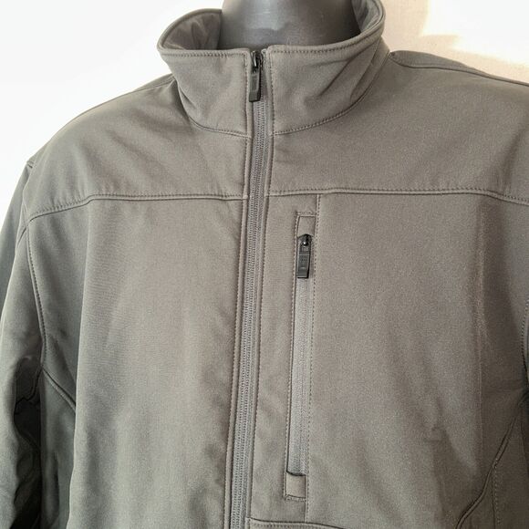 Weatherproof Midweight Soft Shell Jackets Mens Windbreaker Stand Collar (S-3XL) - Picture 2 of 8